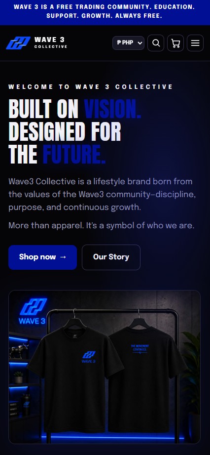 Wave3 mobile storefront